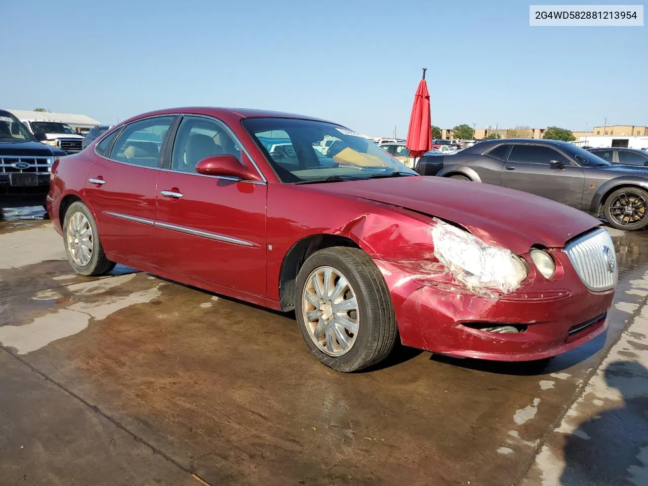 2G4WD582881213954 2008 Buick Lacrosse Cxl