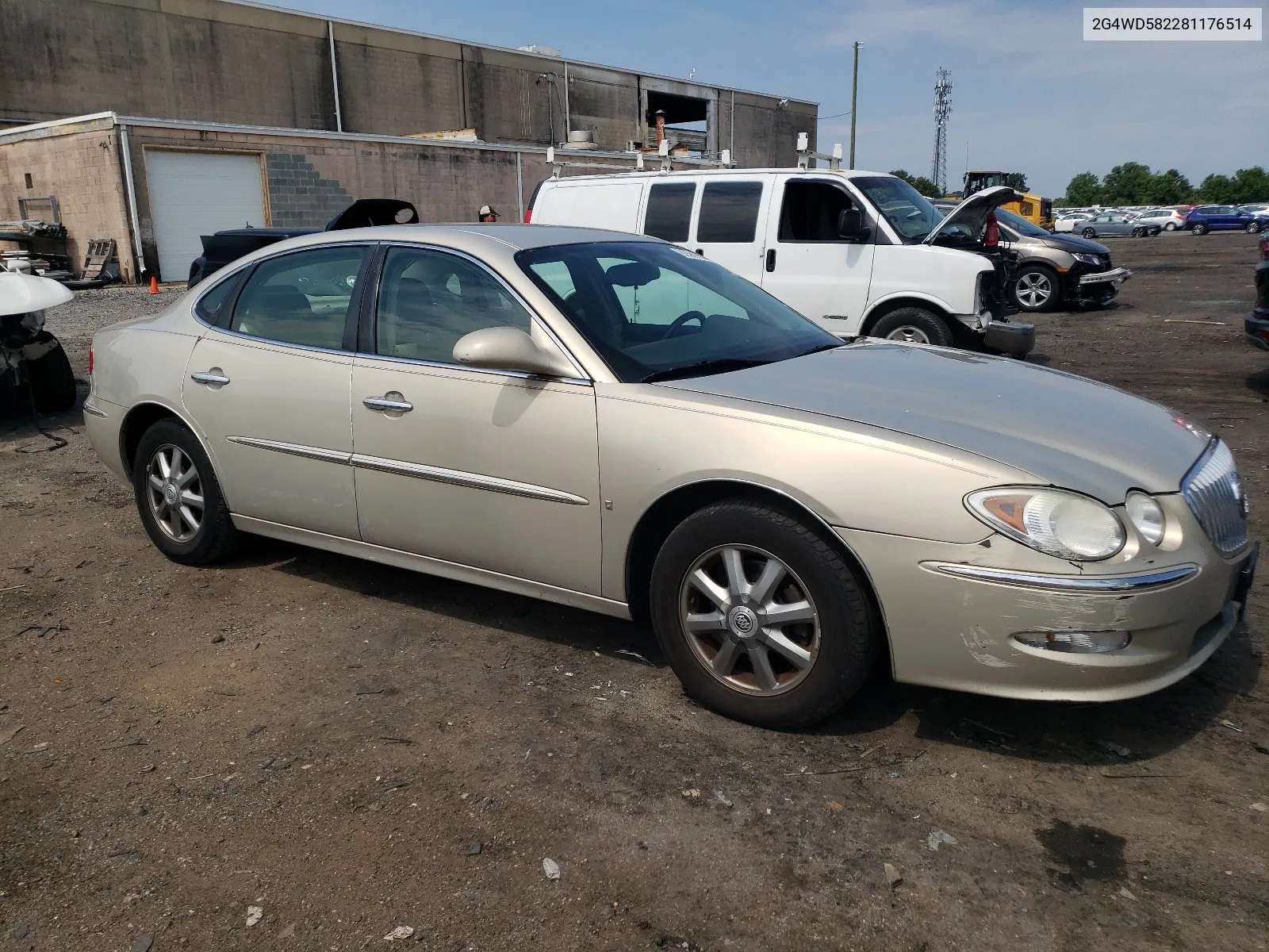 2008 Buick Lacrosse Cxl VIN: 2G4WD582281176514 Lot: 63561684