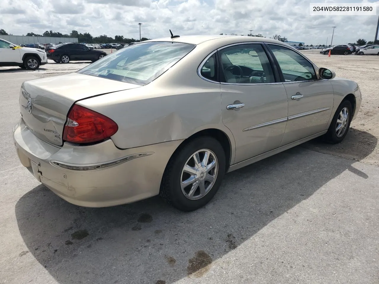 2008 Buick Lacrosse Cxl VIN: 2G4WD582281191580 Lot: 70249784