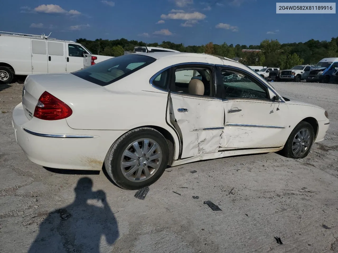 2008 Buick Lacrosse Cxl VIN: 2G4WD582X81189916 Lot: 70515174