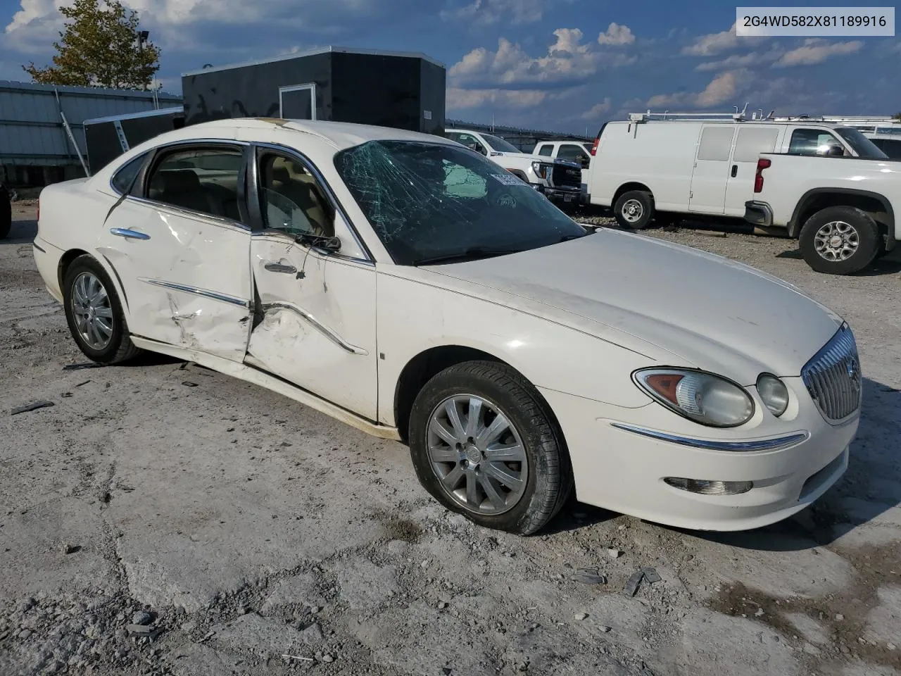 2008 Buick Lacrosse Cxl VIN: 2G4WD582X81189916 Lot: 70515174