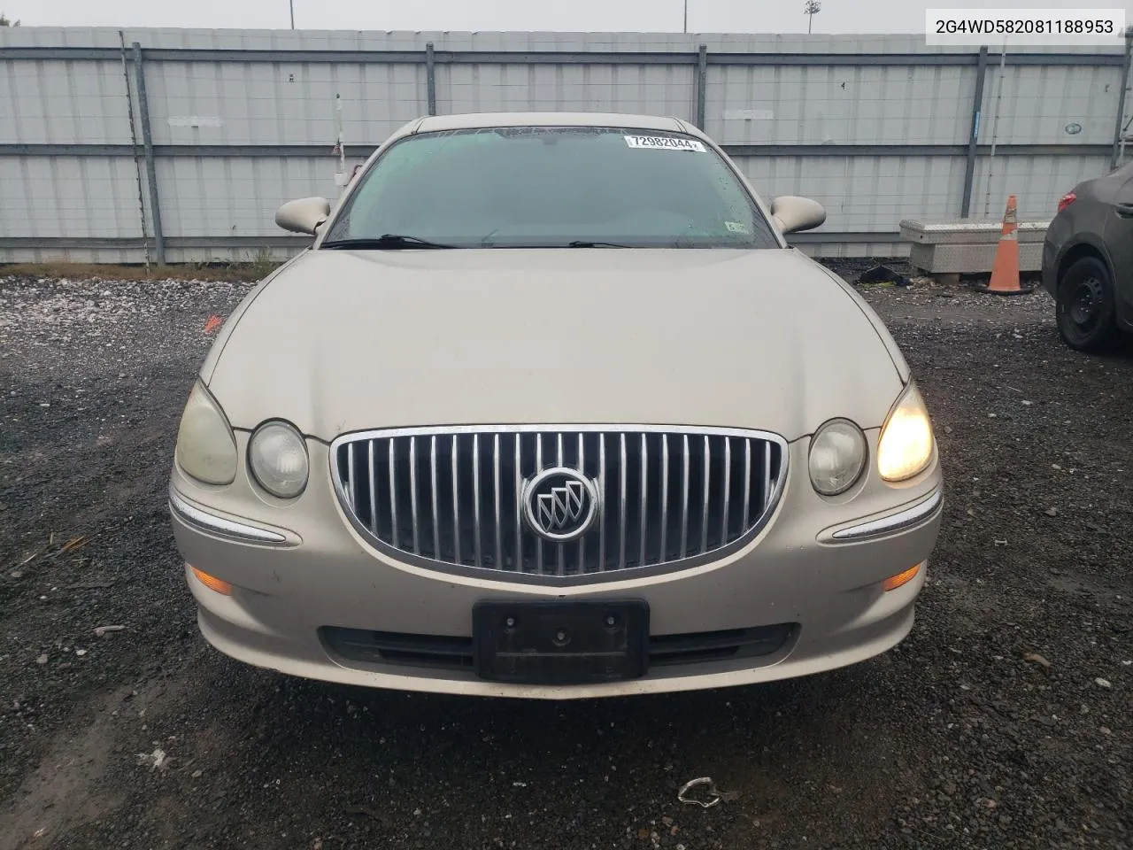 2008 Buick Lacrosse Cxl VIN: 2G4WD582081188953 Lot: 72982044