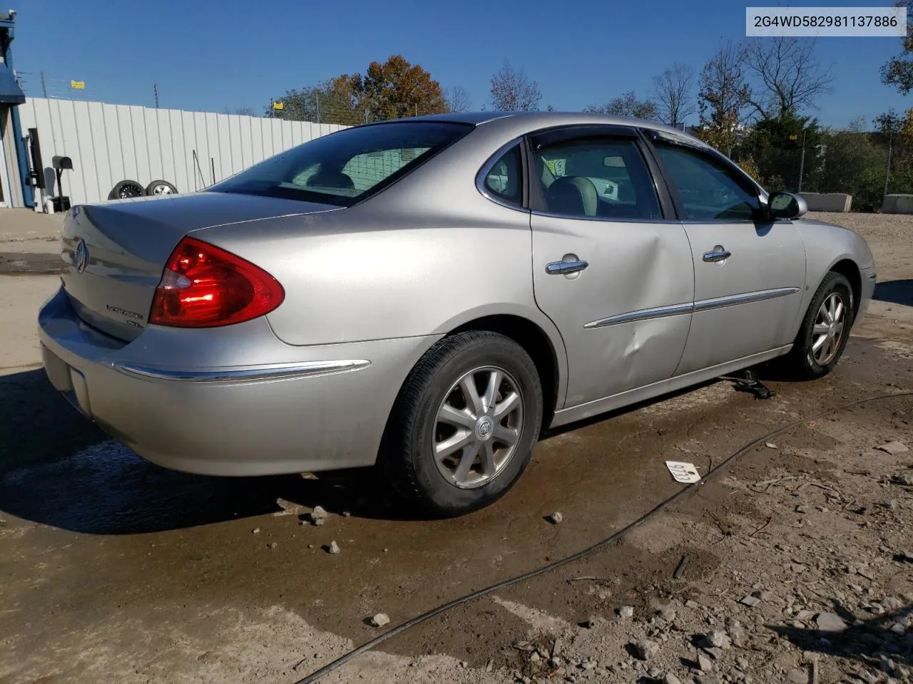 2G4WD582981137886 2008 Buick Lacrosse Cxl