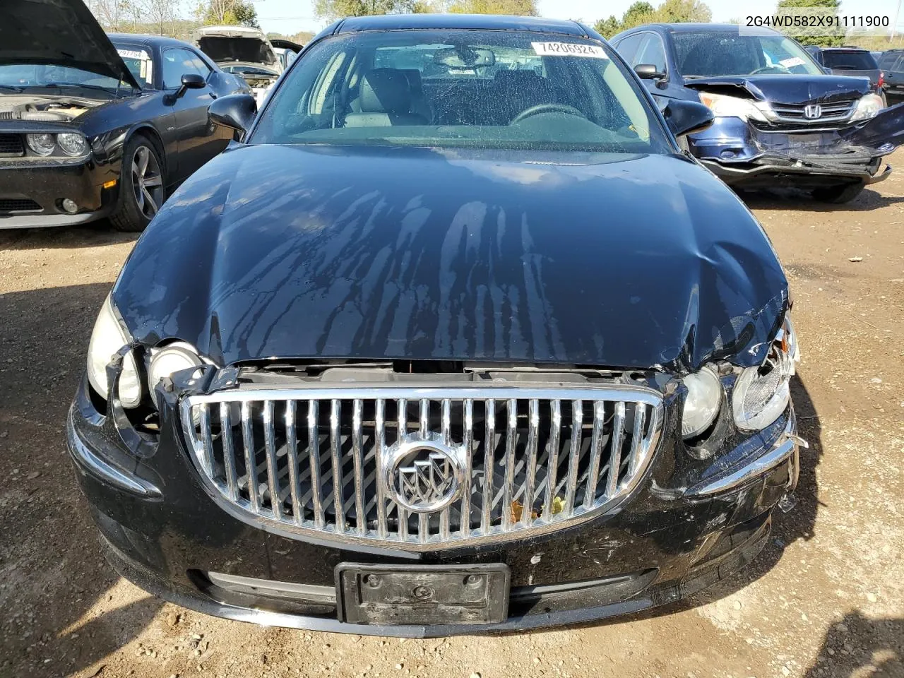 2009 Buick Lacrosse Cxl VIN: 2G4WD582X91111900 Lot: 74206924