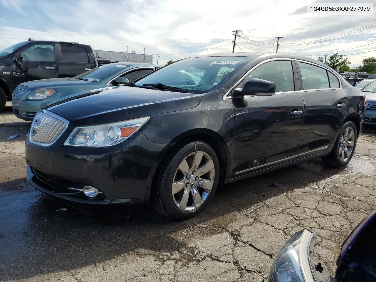 2010 Buick Lacrosse Cxl VIN: 1G4GD5EGXAF277979 Lot: 58427874