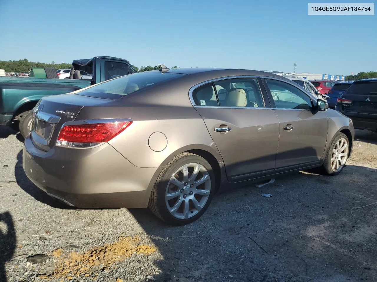 2010 Buick Lacrosse Cxs VIN: 1G4GE5GV2AF184754 Lot: 69600004