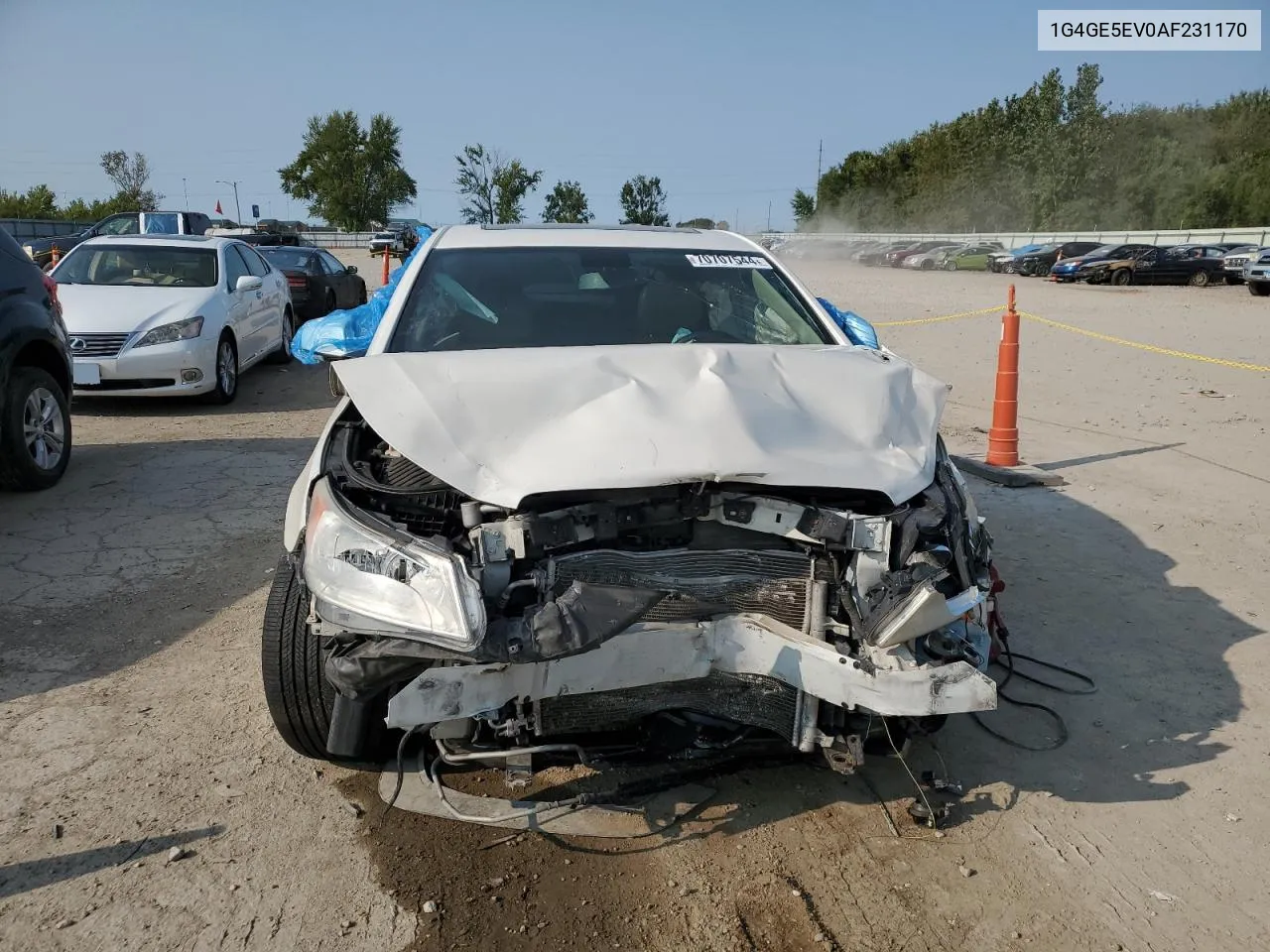 2010 Buick Lacrosse Cxs VIN: 1G4GE5EV0AF231170 Lot: 70707544