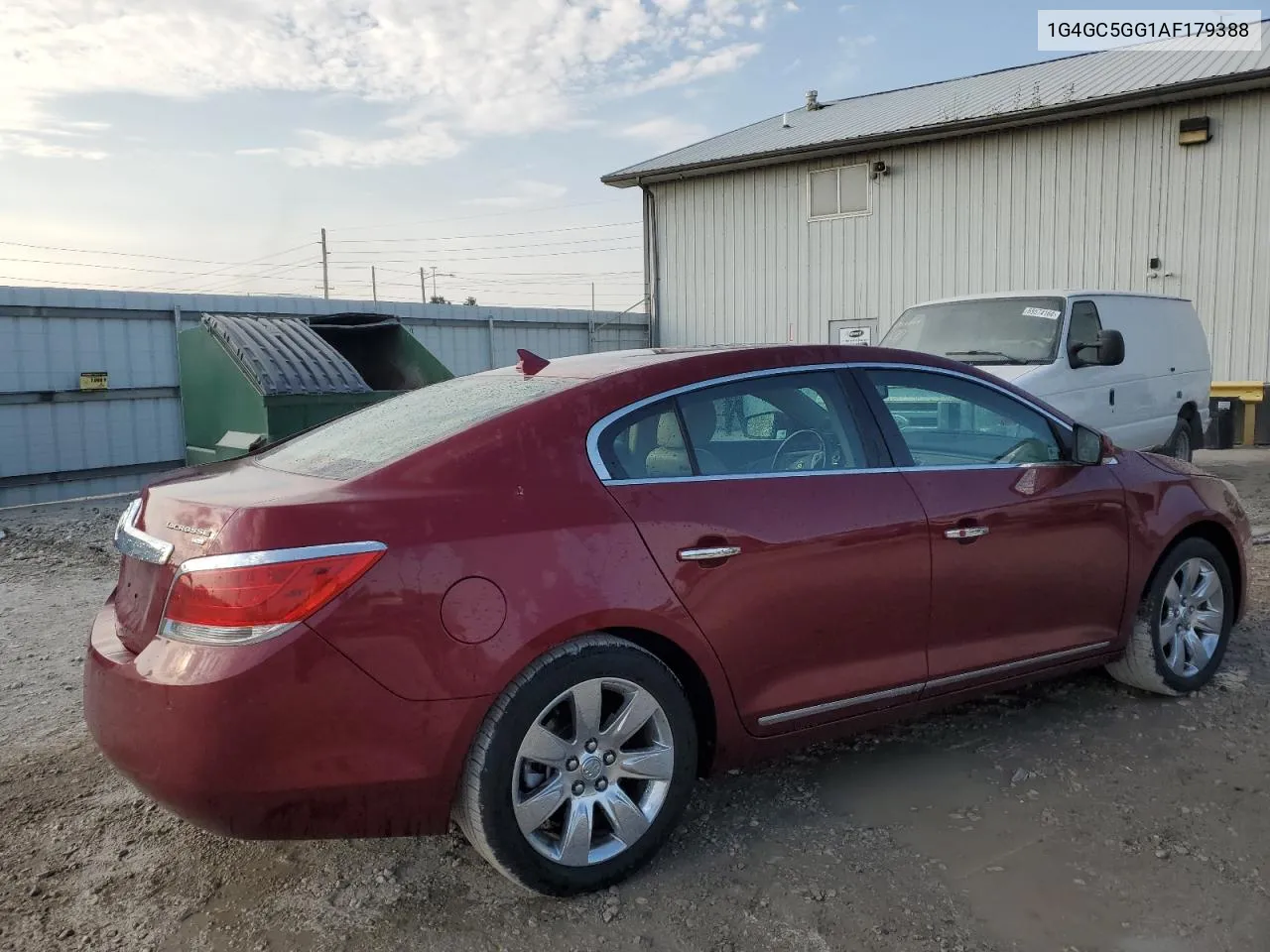 2010 Buick Lacrosse Cxl VIN: 1G4GC5GG1AF179388 Lot: 70970054