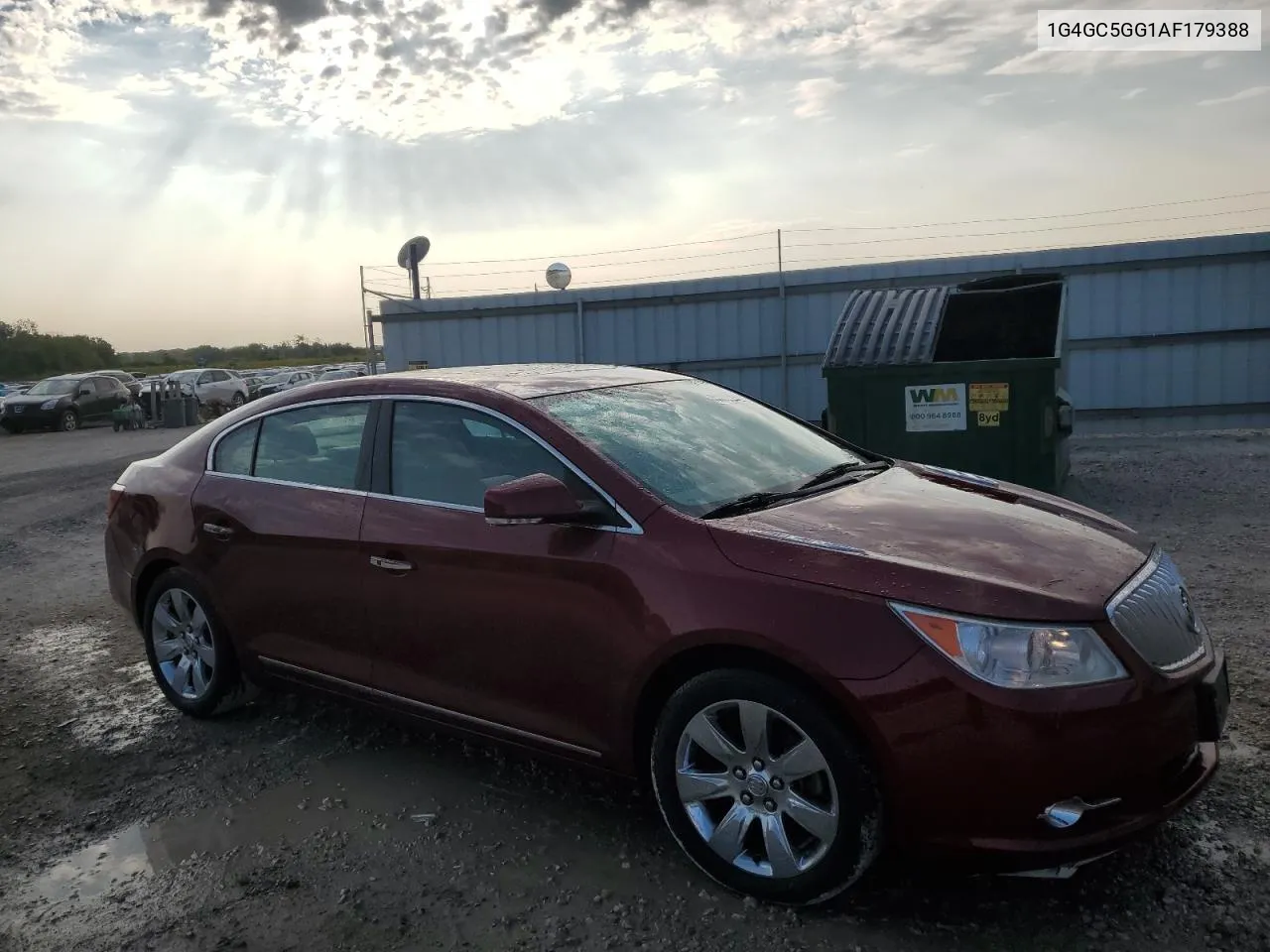 2010 Buick Lacrosse Cxl VIN: 1G4GC5GG1AF179388 Lot: 70970054