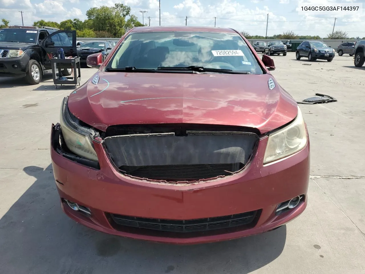 2010 Buick Lacrosse Cxl VIN: 1G4GC5GG3AF144397 Lot: 72082594