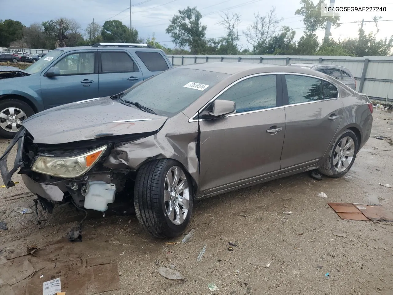 2010 Buick Lacrosse Cxl VIN: 1G4GC5EG9AF227240 Lot: 72830594