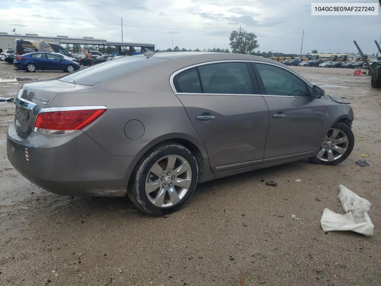 2010 Buick Lacrosse Cxl VIN: 1G4GC5EG9AF227240 Lot: 72830594