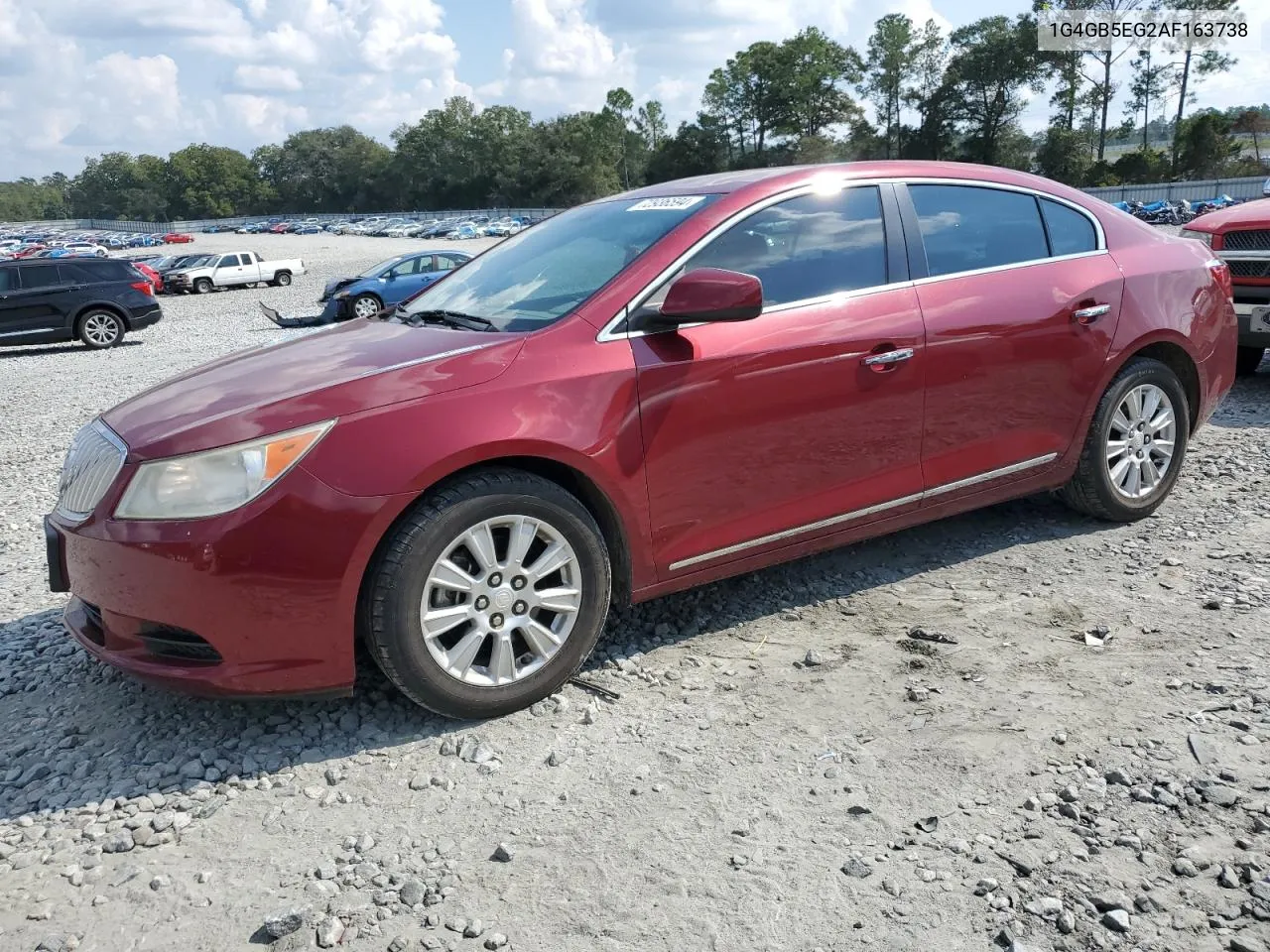 2010 Buick Lacrosse Cx VIN: 1G4GB5EG2AF163738 Lot: 72936594