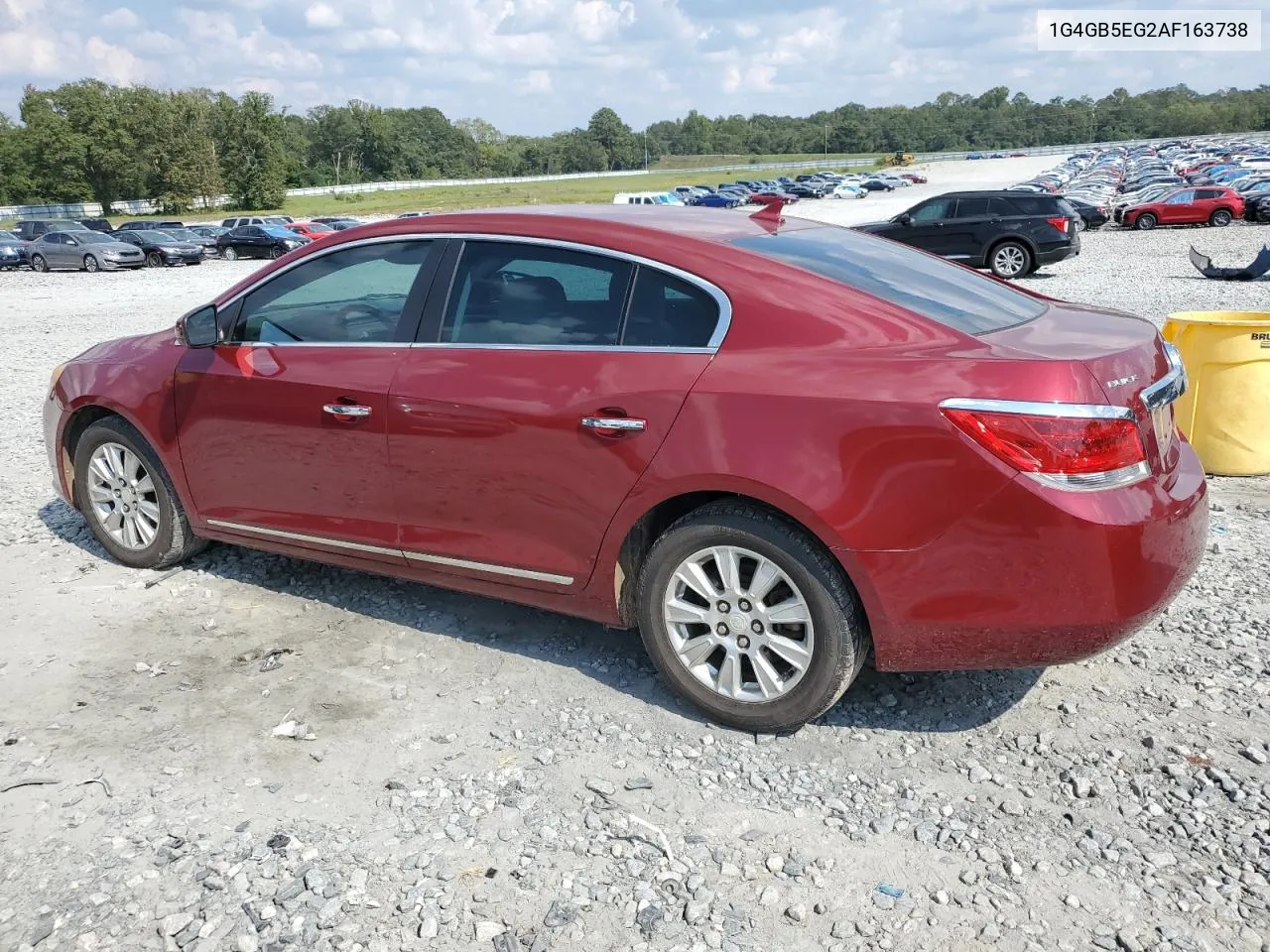 2010 Buick Lacrosse Cx VIN: 1G4GB5EG2AF163738 Lot: 72936594