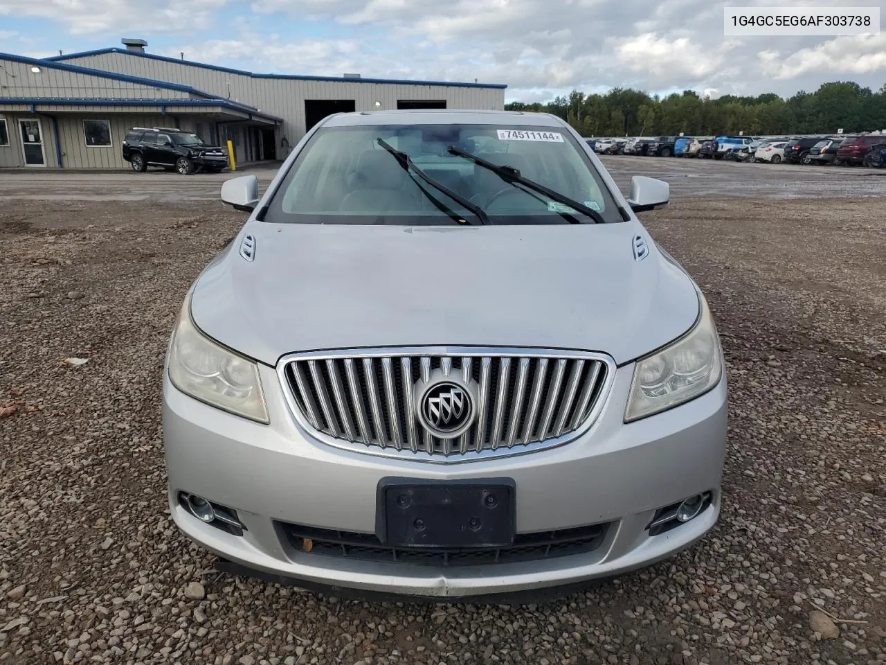 2010 Buick Lacrosse Cxl VIN: 1G4GC5EG6AF303738 Lot: 74511144