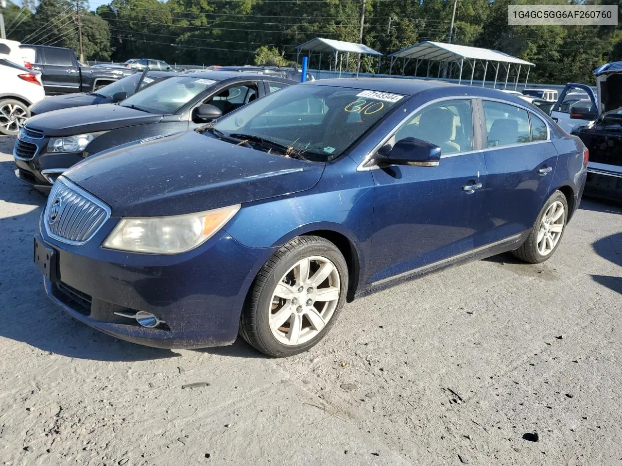 1G4GC5GG6AF260760 2010 Buick Lacrosse Cxl