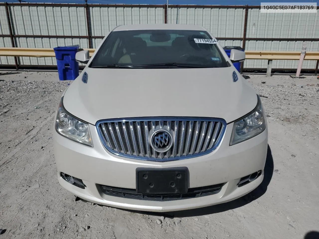 2010 Buick Lacrosse Cxl VIN: 1G4GC5EG7AF183769 Lot: 77194554