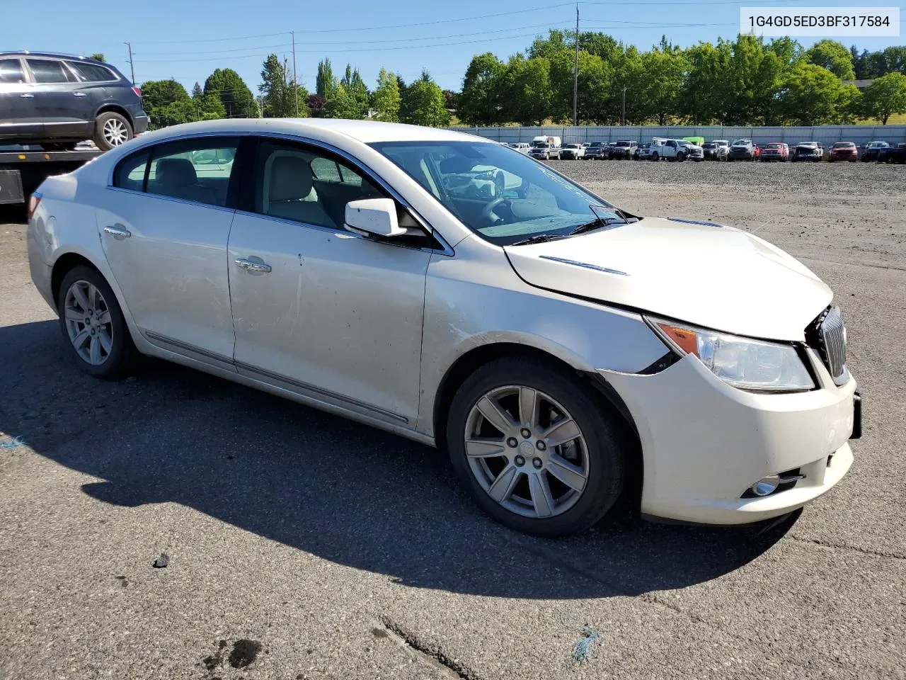 2011 Buick Lacrosse Cxl VIN: 1G4GD5ED3BF317584 Lot: 57431774