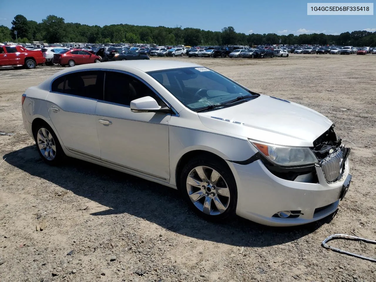 1G4GC5ED6BF335418 2011 Buick Lacrosse Cxl