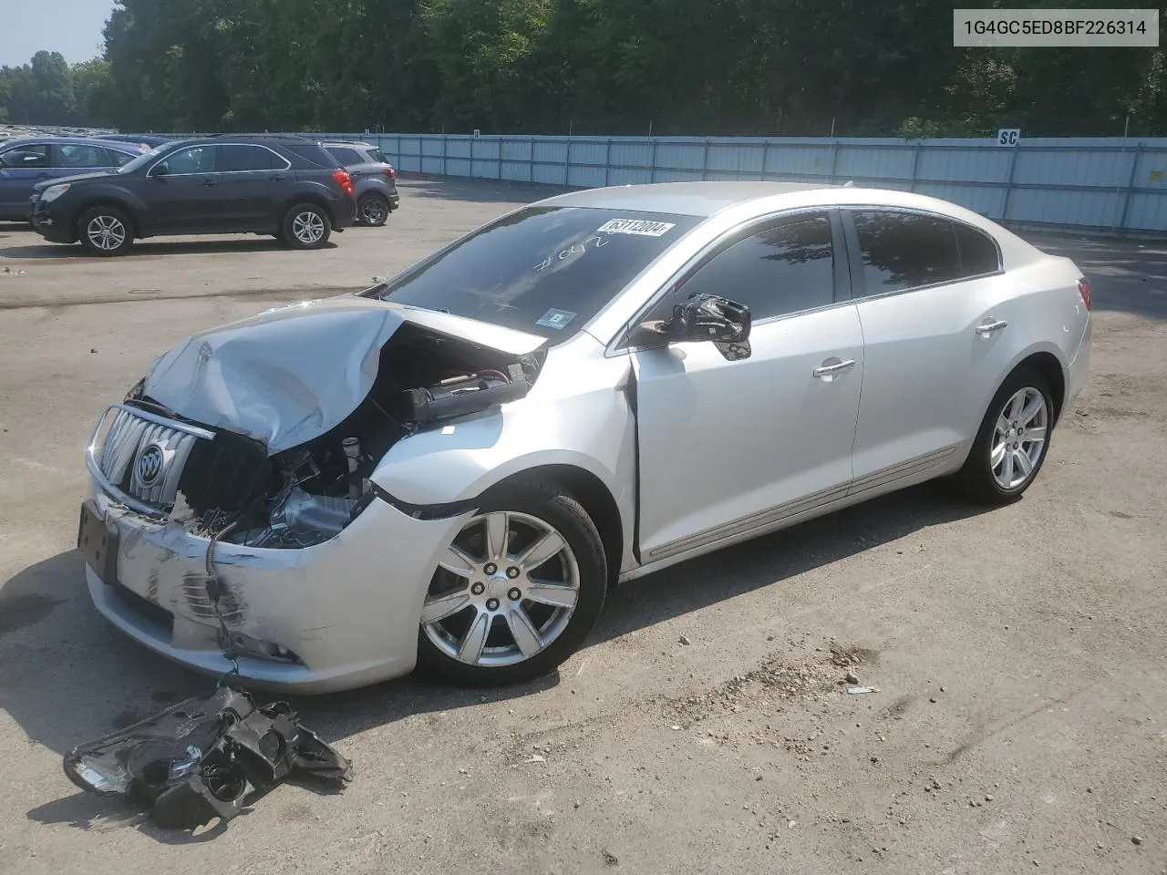 2011 Buick Lacrosse Cxl VIN: 1G4GC5ED8BF226314 Lot: 63112004