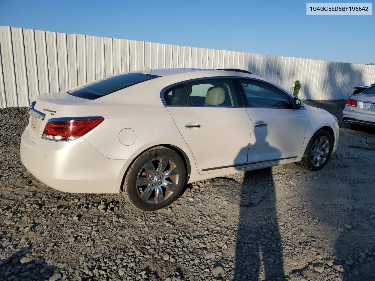 1G4GC5ED5BF196642 2011 Buick Lacrosse Cxl