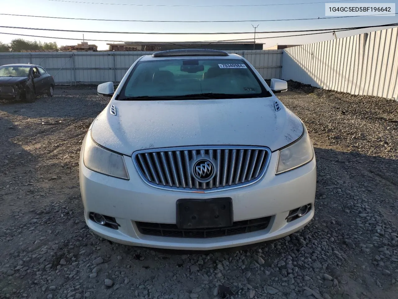 1G4GC5ED5BF196642 2011 Buick Lacrosse Cxl