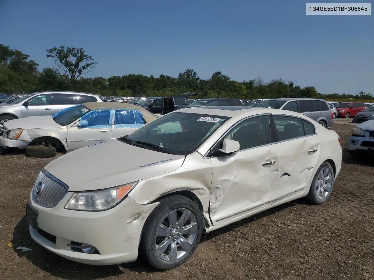 1G4GE5ED1BF306645 2011 Buick Lacrosse Cxs