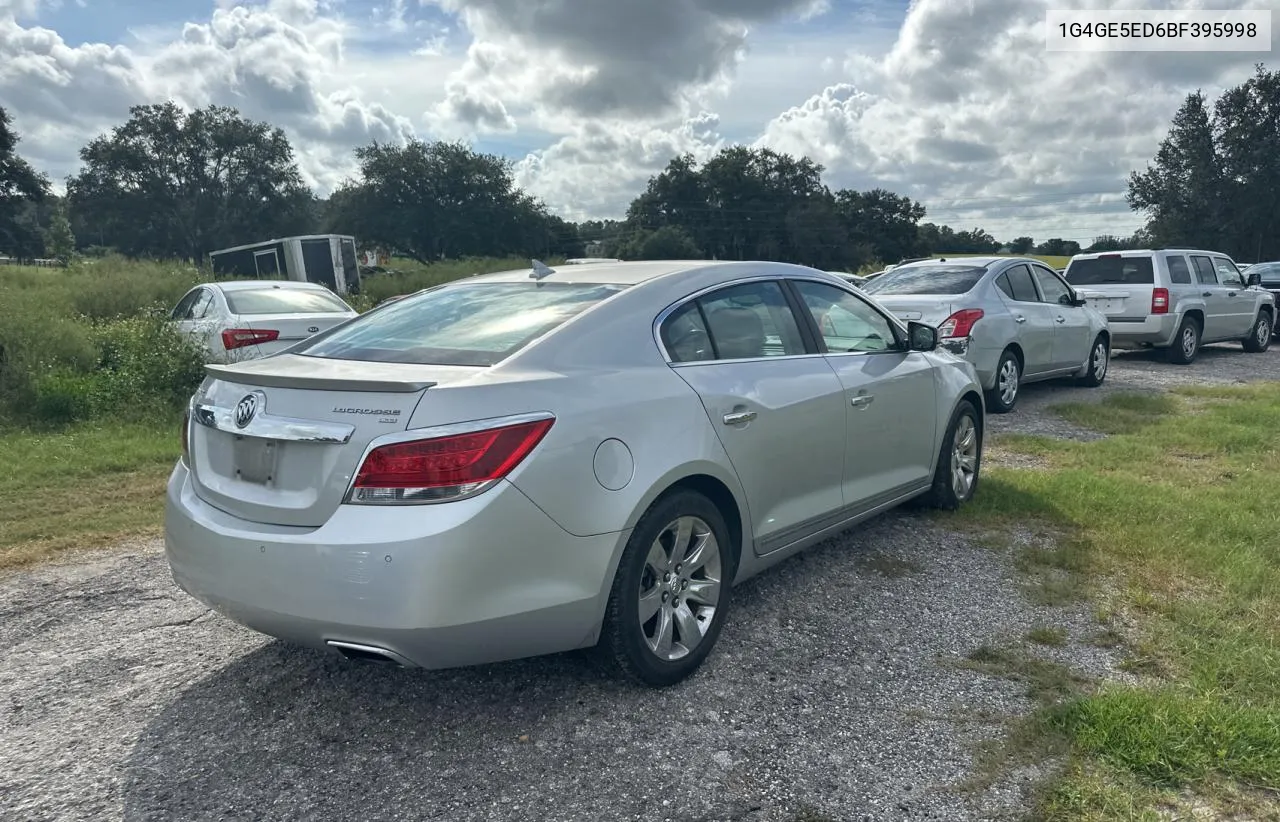 2011 Buick Lacrosse Cxs VIN: 1G4GE5ED6BF395998 Lot: 73377734