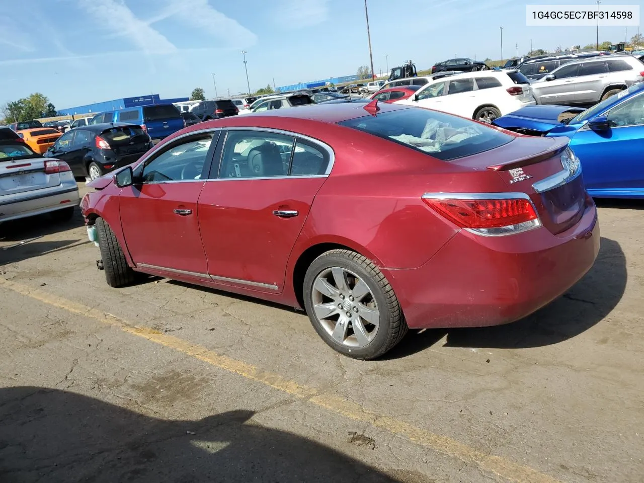 2011 Buick Lacrosse Cxl VIN: 1G4GC5EC7BF314598 Lot: 74205774