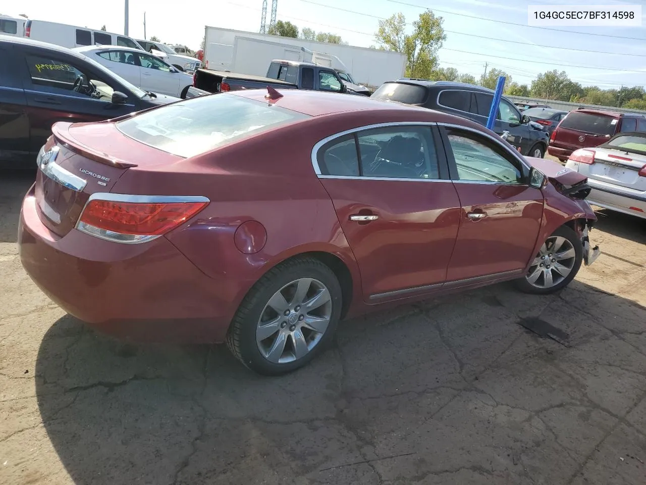 2011 Buick Lacrosse Cxl VIN: 1G4GC5EC7BF314598 Lot: 74205774