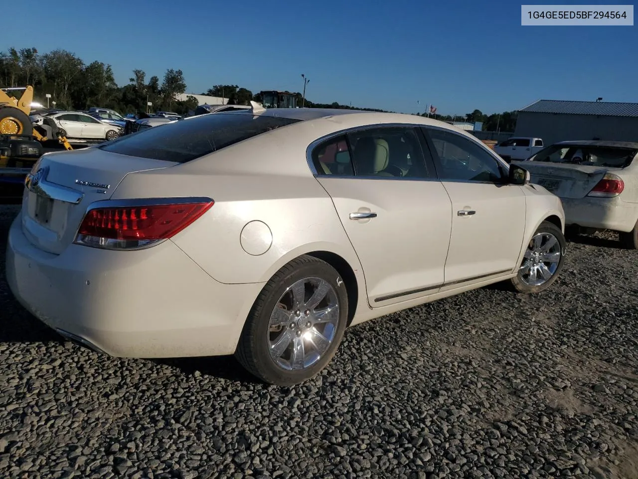 2011 Buick Lacrosse Cxs VIN: 1G4GE5ED5BF294564 Lot: 75717514