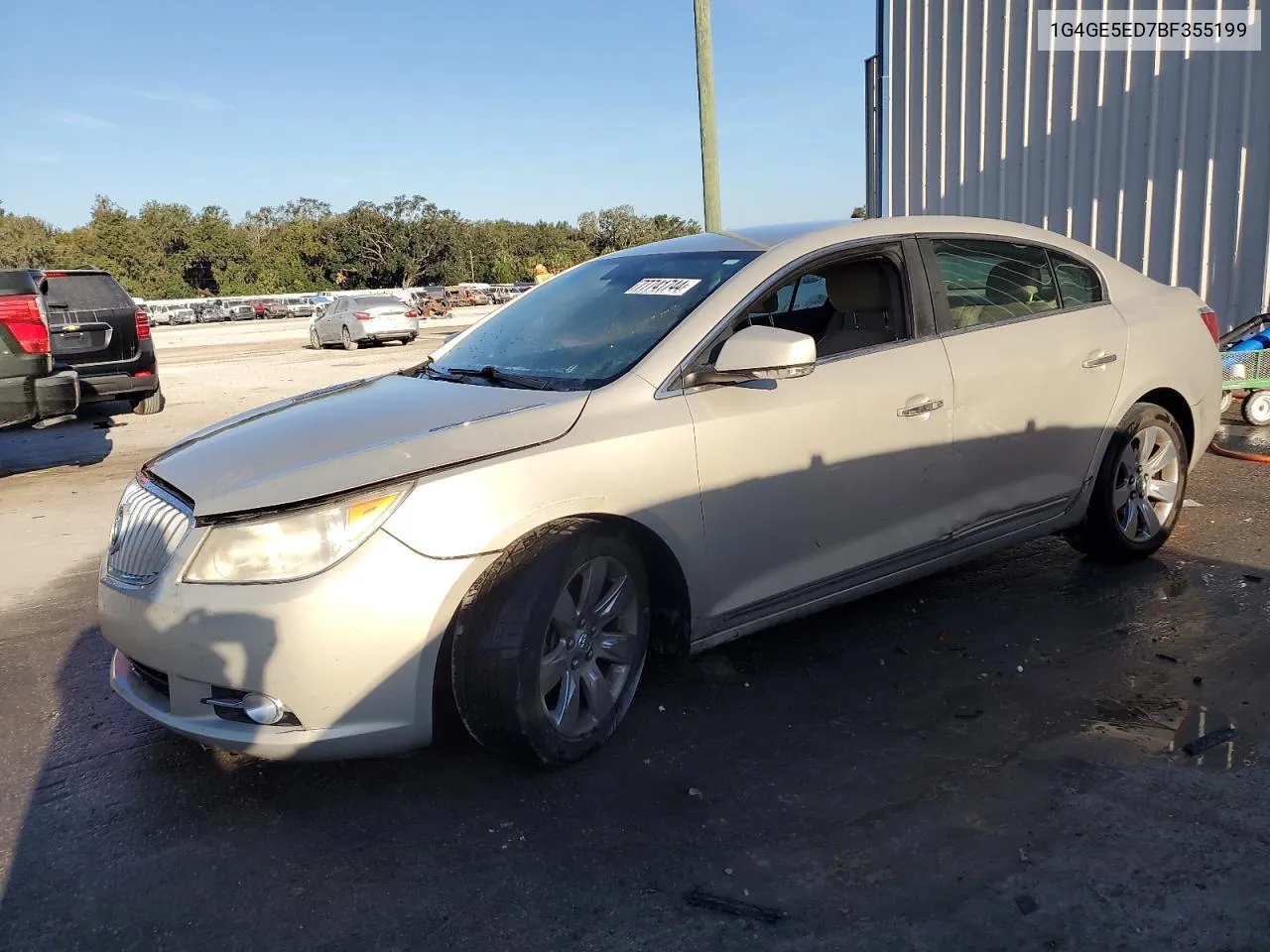 2011 Buick Lacrosse Cxs VIN: 1G4GE5ED7BF355199 Lot: 77741744