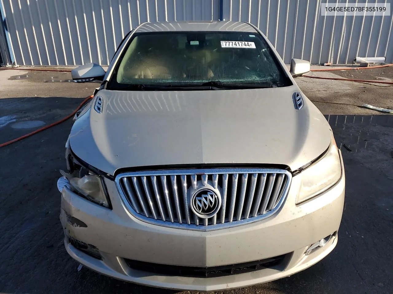 2011 Buick Lacrosse Cxs VIN: 1G4GE5ED7BF355199 Lot: 77741744