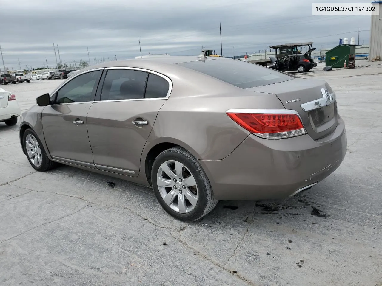 2012 Buick Lacrosse Premium VIN: 1G4GD5E37CF194302 Lot: 51448774