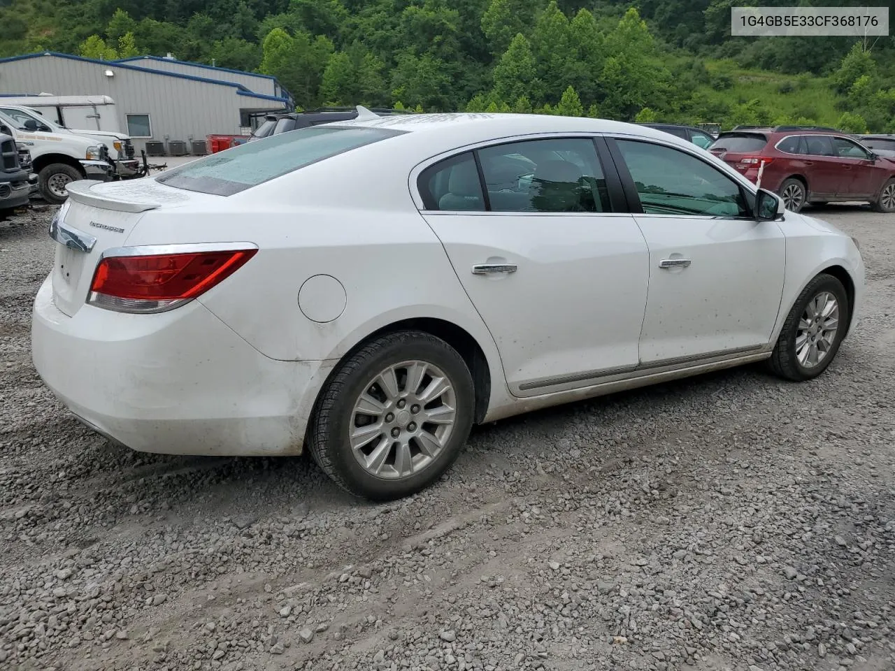 2012 Buick Lacrosse Convenience VIN: 1G4GB5E33CF368176 Lot: 58062054