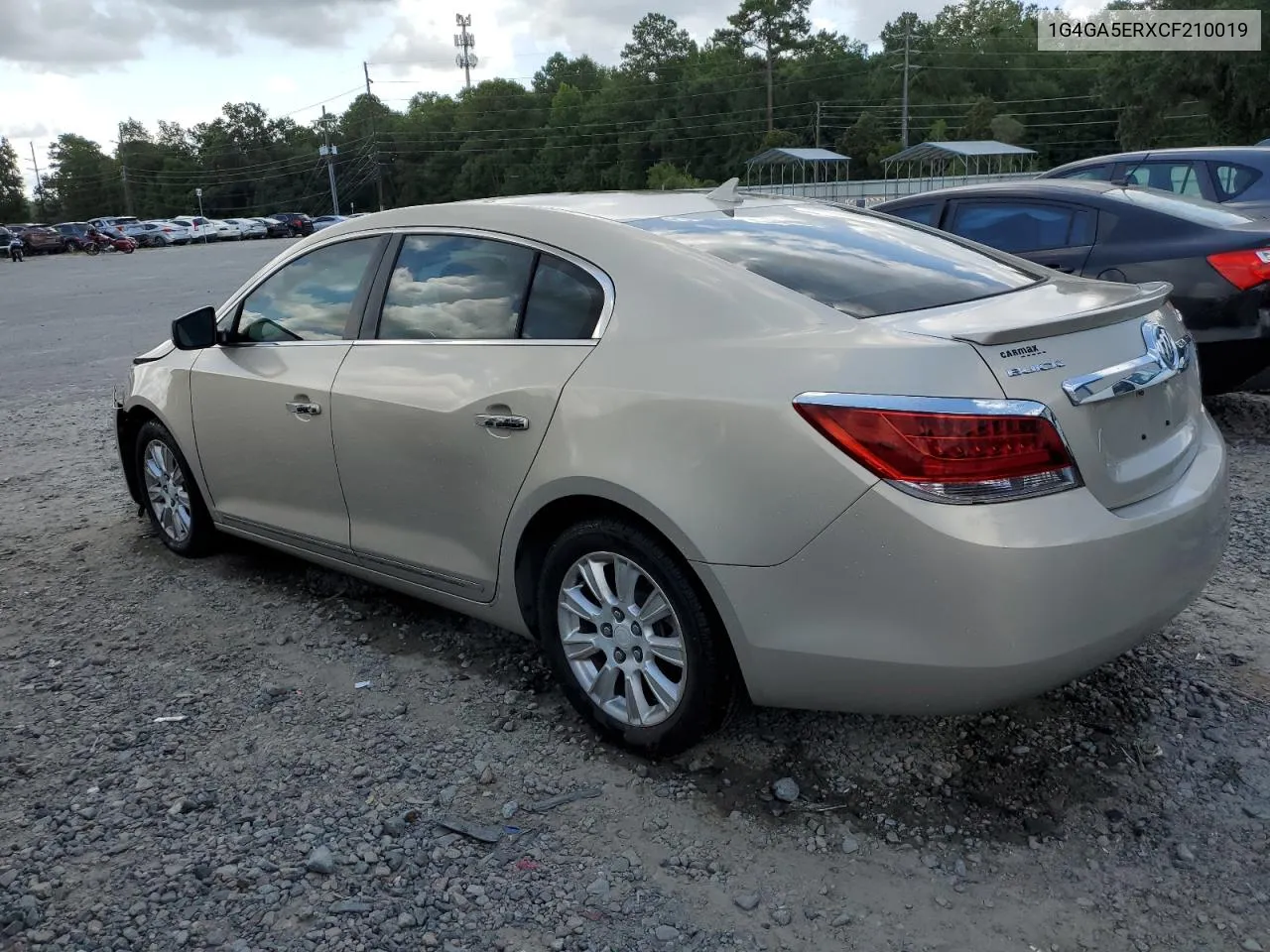 1G4GA5ERXCF210019 2012 Buick Lacrosse