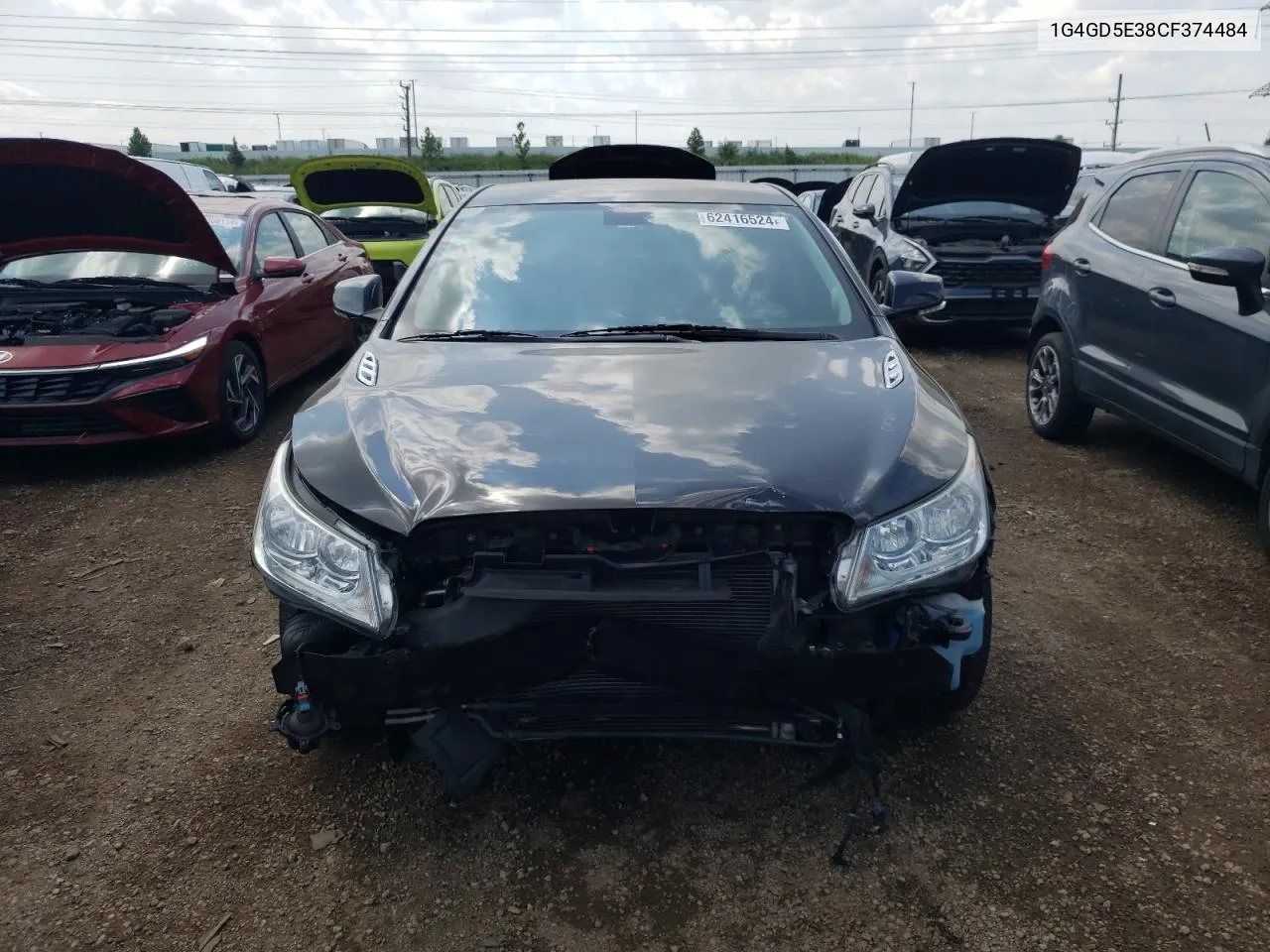 1G4GD5E38CF374484 2012 Buick Lacrosse Premium