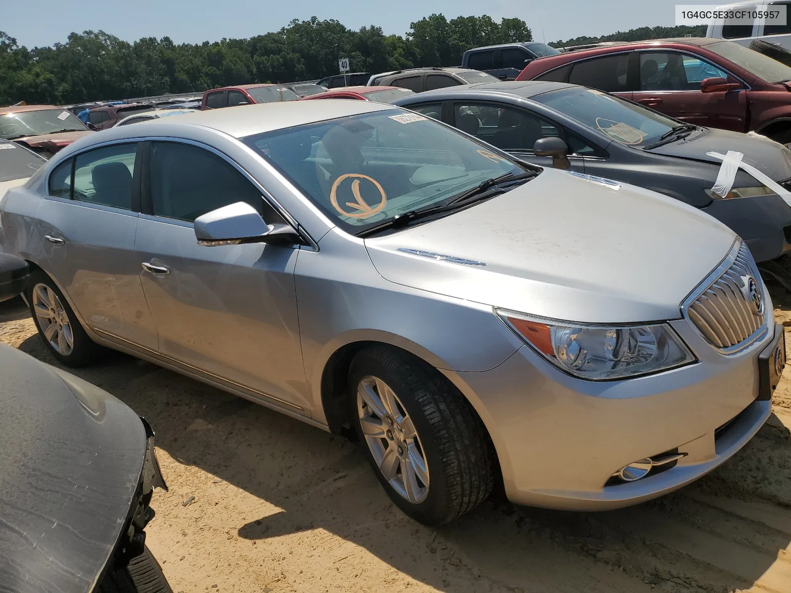 1G4GC5E33CF105957 2012 Buick Lacrosse