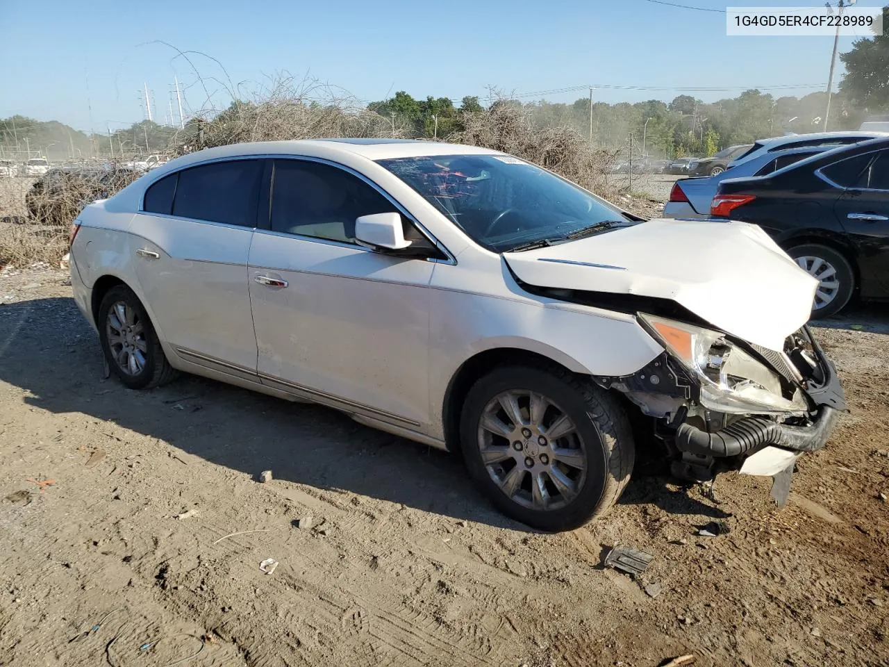 1G4GD5ER4CF228989 2012 Buick Lacrosse Premium