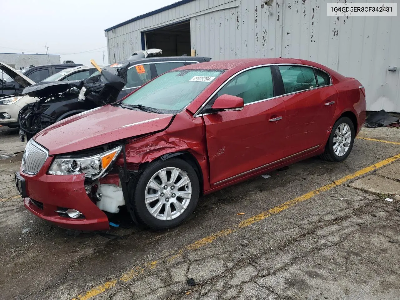 2012 Buick Lacrosse Premium VIN: 1G4GD5ER8CF342431 Lot: 72706084