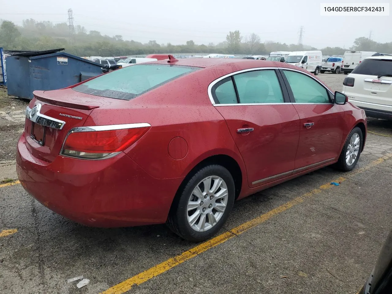 2012 Buick Lacrosse Premium VIN: 1G4GD5ER8CF342431 Lot: 72706084