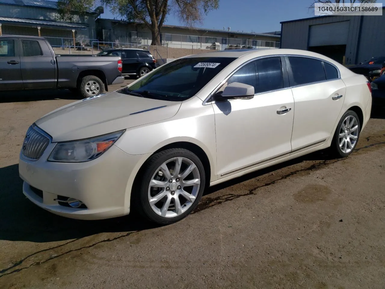 1G4GJ5G31CF158689 2012 Buick Lacrosse Touring