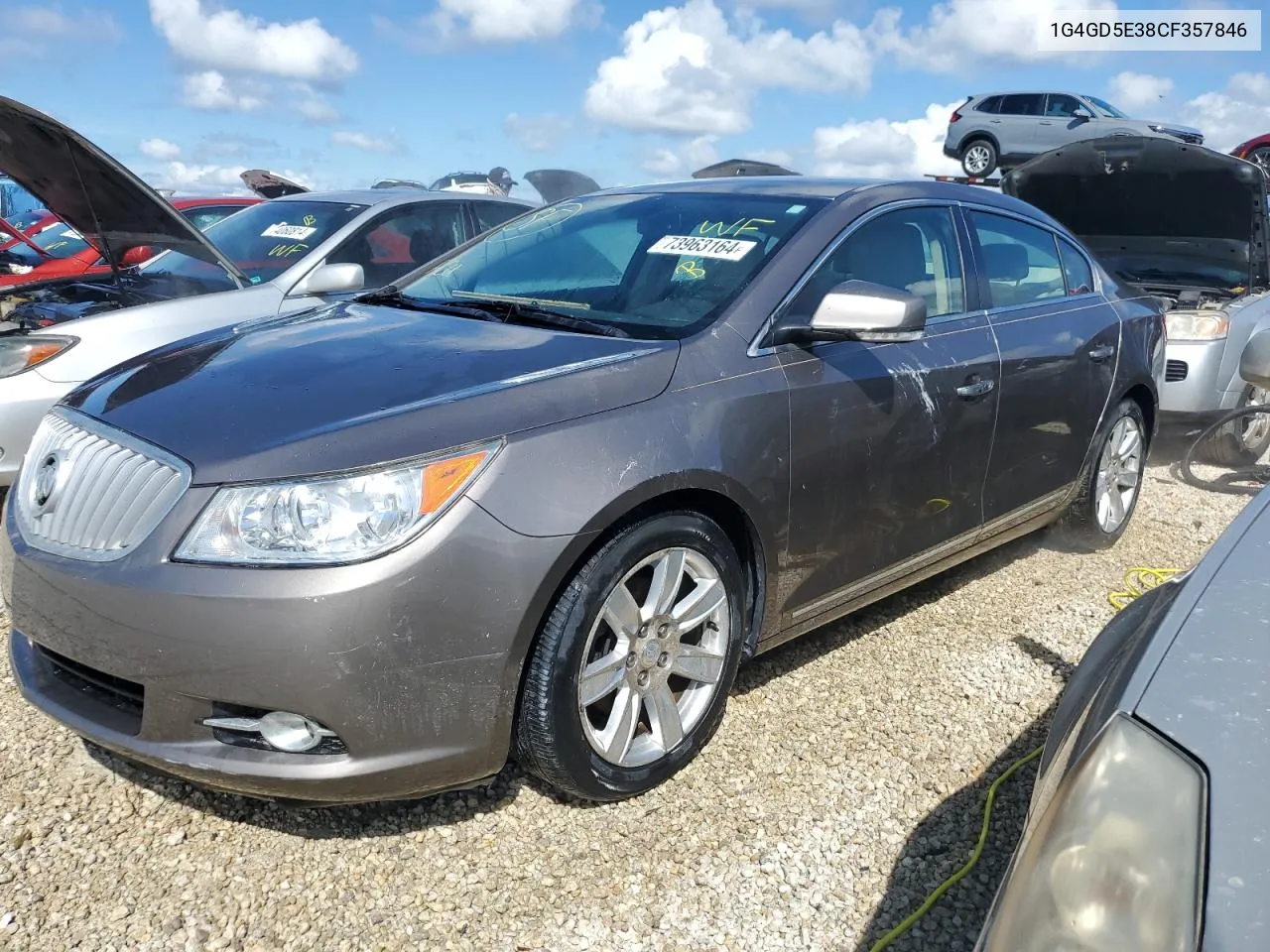 2012 Buick Lacrosse Premium VIN: 1G4GD5E38CF357846 Lot: 73963164