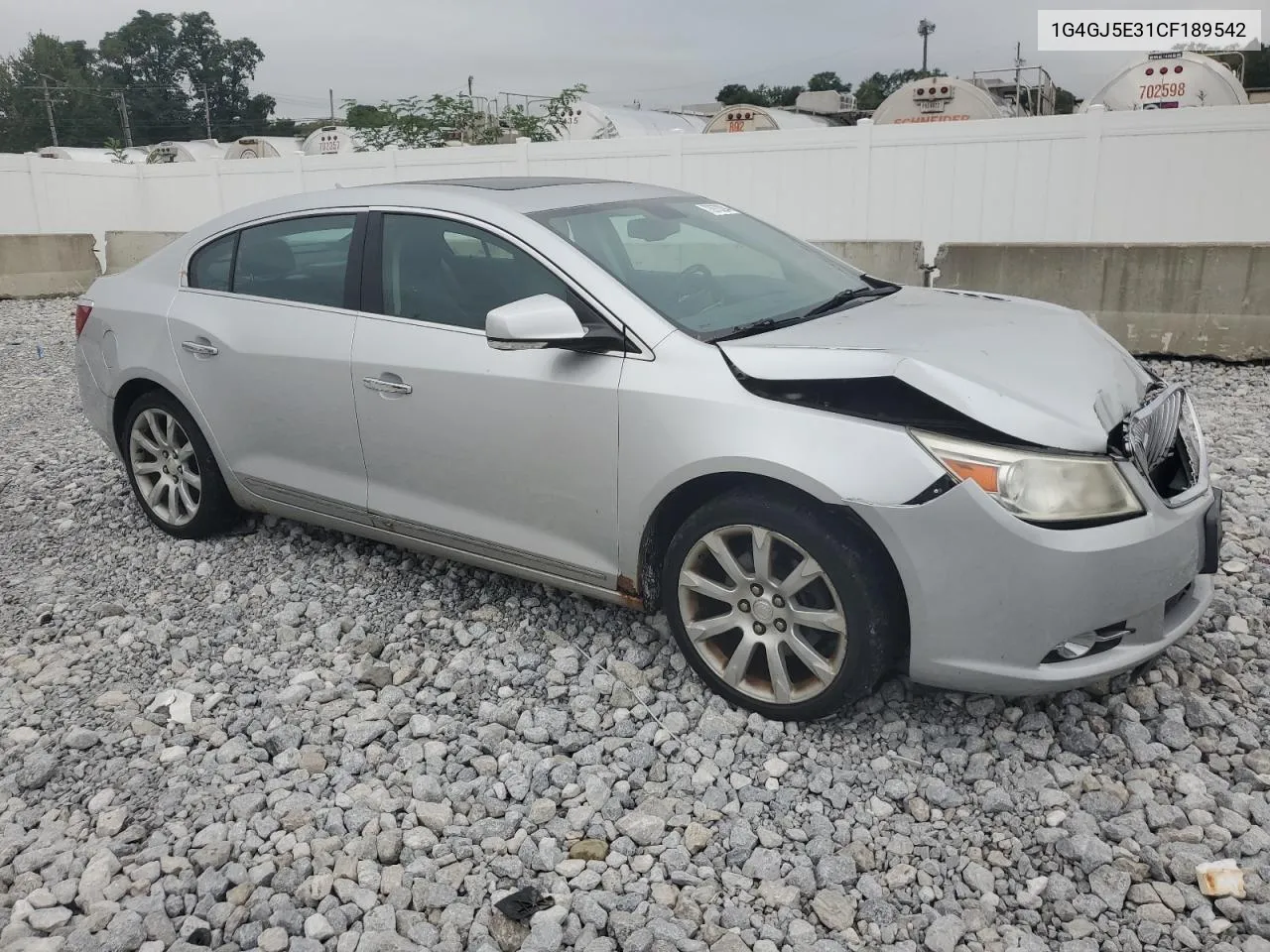 1G4GJ5E31CF189542 2012 Buick Lacrosse Touring