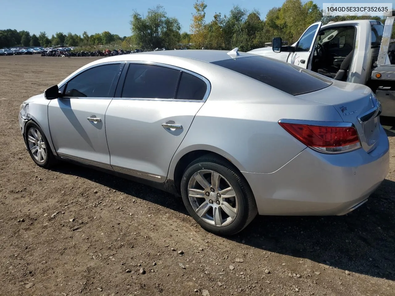 1G4GD5E33CF352635 2012 Buick Lacrosse Premium