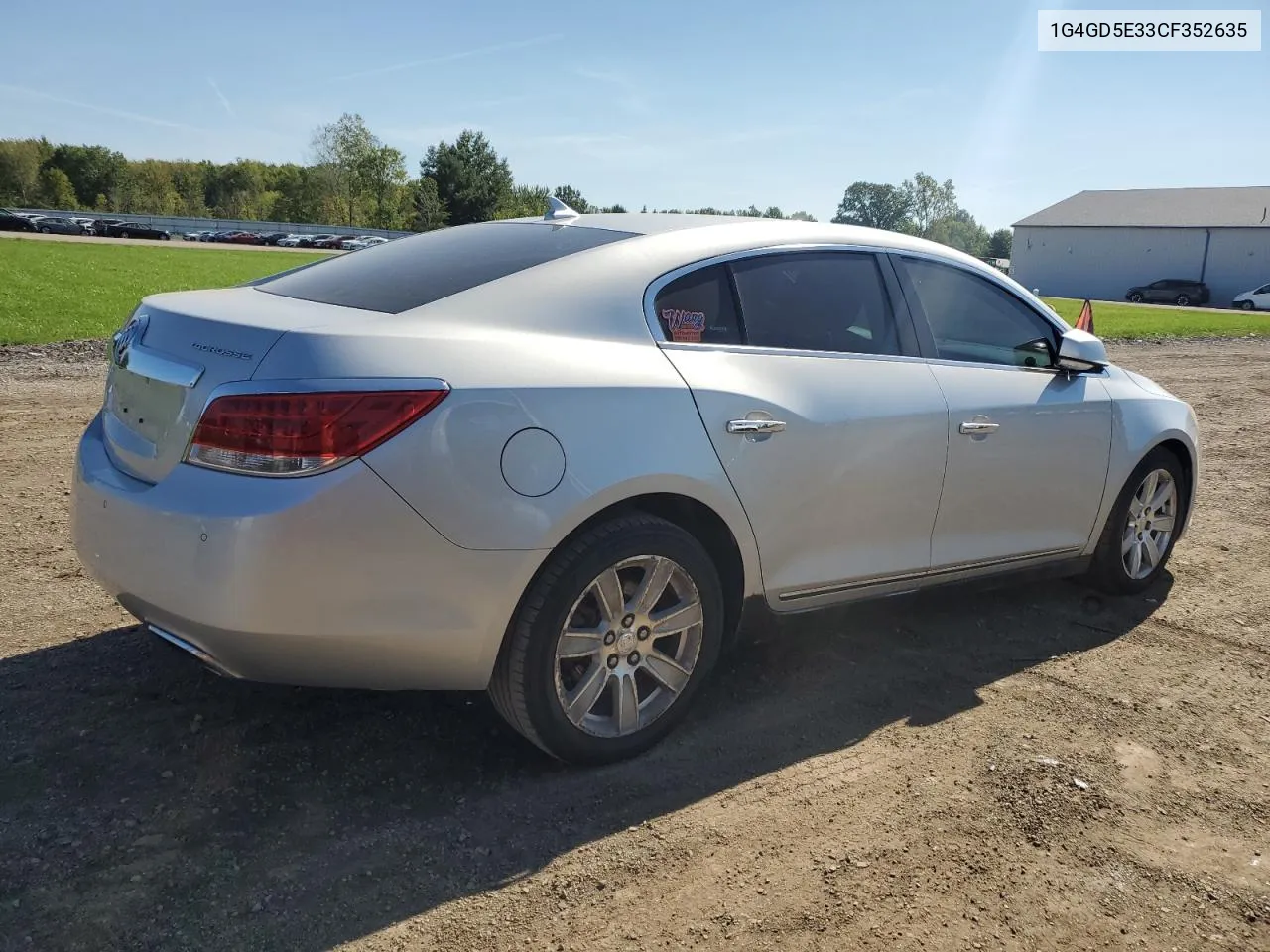 2012 Buick Lacrosse Premium VIN: 1G4GD5E33CF352635 Lot: 74503634