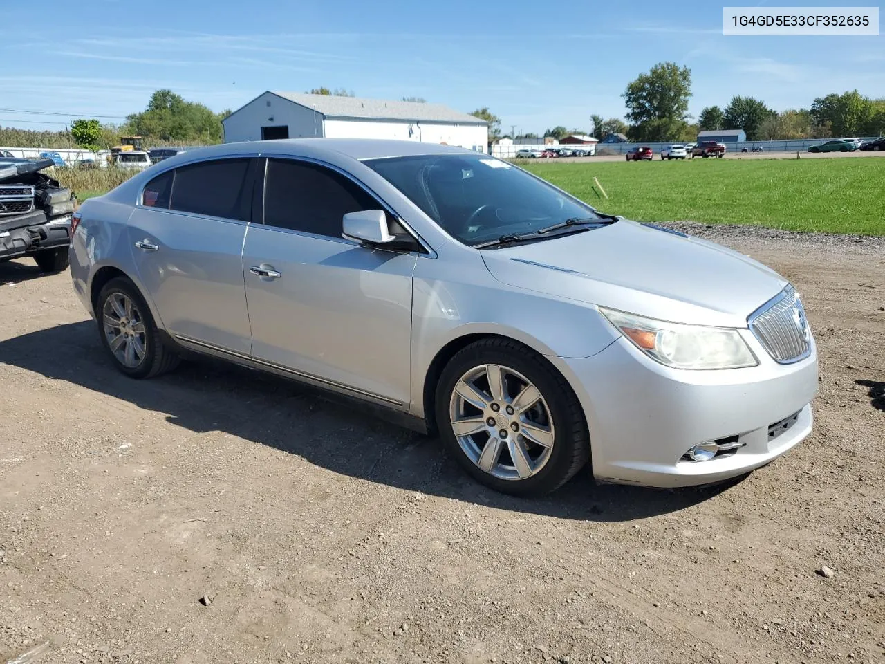 1G4GD5E33CF352635 2012 Buick Lacrosse Premium