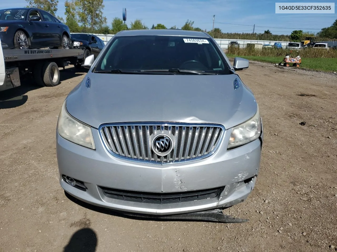 2012 Buick Lacrosse Premium VIN: 1G4GD5E33CF352635 Lot: 74503634