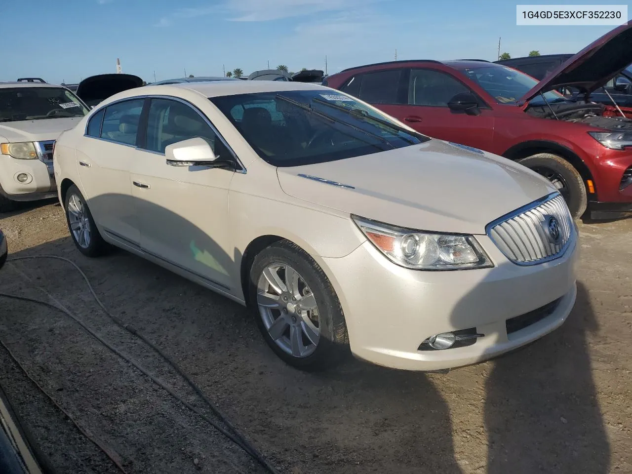 2012 Buick Lacrosse Premium VIN: 1G4GD5E3XCF352230 Lot: 74550374