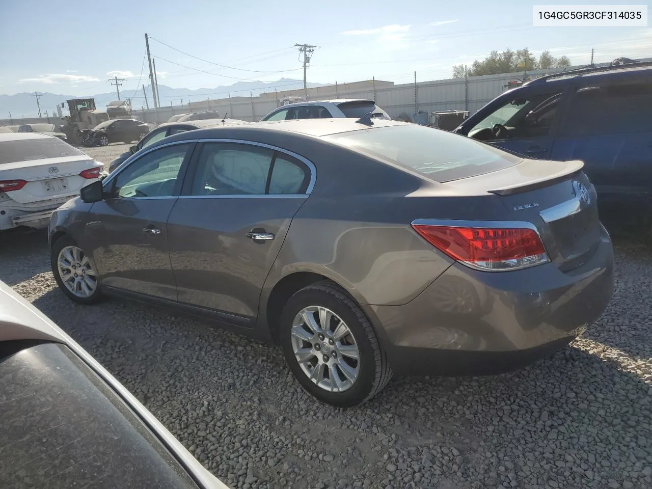 2012 Buick Lacrosse VIN: 1G4GC5GR3CF314035 Lot: 74764524